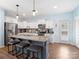 Modern kitchen with an island, stainless steel appliances, and plenty of cabinet space at 629 Gants Rd, York, SC 29745