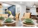Elegant dining table setting, enhancing the room's sophisticated ambiance at 638 Nannyberry Ln, Concord, NC 28025