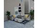 Outdoor patio space furnished with seating and decor, ideal for relaxation and entertainment at 638 Nannyberry Ln, Concord, NC 28025