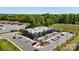 Aerial view of retail space, showing the building's design and meticulously maintained landscaping and grounds at 6450 Keeton Ln, Harrisburg, NC 28075