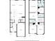 Simplified floor plan showing the layout of each level of the home, from the foyer to the Primary suite at 6450 Keeton Ln, Harrisburg, NC 28075