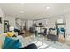 Open concept living space with kitchen and living room areas perfect for Gathering time and gatherings at 6450 Keeton Ln, Harrisburg, NC 28075