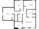 Second floor layout showcasing bedrooms and baths, including the primary bedroom with a walk-in closet at 8005 Mcgarry Trl, Charlotte, NC 28214