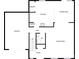 This is the first floor layout of the house with a garage, kitchen, dining area, living room, laundry, and foyer at 8005 Mcgarry Trl, Charlotte, NC 28214