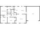 Detailed floor plan showcasing the layout of the bedrooms, bathrooms, kitchen, living room, and garage at 867 Meadow Hill Ct, Lincolnton, NC 28092