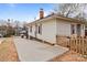 Exterior view of the home with a newly poured driveway at 133 2Nd Ave, China Grove, NC 28023