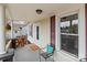 Charming front porch showcasing a welcoming entryway with stylish railing and natural light, perfect for relaxing at 133 2Nd Ave, China Grove, NC 28023