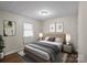 Inviting bedroom showcasing a comfortable bed, and stylish decor at 208 Tomberlin Rd, Mount Holly, NC 28120