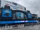 This is a view of Bank of America Stadium and its exterior signage at 225 Lincoln St, Charlotte, NC 28203