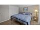 Cozy bedroom featuring a spacious closet and soft, neutral tones at 6319 High Creek Ct, Charlotte, NC 28277