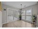 Bright kitchen nook with sliding door and view at 6319 High Creek Ct, Charlotte, NC 28277