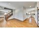 Open-concept living area with hardwood floors, seamlessly connecting to the kitchen and other spaces at 6688 Pine Forest Dr, York, SC 29745