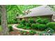 Lovely home with brick accents, lush landscaping, and a welcoming walkway at 1080 Rolling Green Dr, Newton, NC 28658