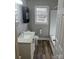 Clean bathroom featuring modern vanity, neutral color scheme, and new fixtures at 1105 Carnation Ln, Sharon, SC 29742