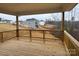 Exterior deck overlooking backyard at 111 High Rock Ct # 10, Statesville, NC 28677