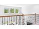Staircase with wooded railing at 152 Broadleaf Dr, Denver, NC 28037
