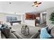 Spacious finished basement with a pool table and a kitchenette perfect for entertaining at 16455 Harbor View Rd, Charlotte, NC 28278