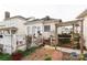 Enchanting backyard featuring a wooden pergola and brick-paved walkway at 23128 Goose Down Ln, Lancaster, SC 29720
