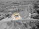 Aerial view of a home with approximate lot lines on a cleared and level lot at 2321 Ivey Church Rd, Maiden, NC 28650