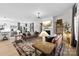 Bright living room with stylish furnishings, fireplace, and seamless open-concept layout at 4114 Rutgers Ave, Charlotte, NC 28206