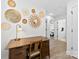 Charming home office with a wooden desk and view of the bedrooms at 4114 Rutgers Ave, Charlotte, NC 28206