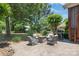 Relaxing outdoor fire pit area with comfortable seating at 6141 Abergele Ln, Matthews, NC 28104