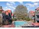 Enjoy this amazing community pool with lake views in this desirable neighborhood with beautifully maintained landscaping at 9035 J M Keynes Dr # 33, Charlotte, NC 28262