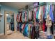 This closet includes metal shelving and rods to neatly display clothing and shoes at 944 Clear Creek Cir, Lincolnton, NC 28092