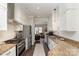 Well-equipped kitchen with stainless steel appliances, granite counters, and white cabinets at 10430 Alexander Martin Ave, Charlotte, NC 28277