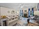 Spacious living room with fireplace, plush seating, neutral walls, and an attractive area rug at 121 Yorkshire Dr, Salisbury, NC 28144