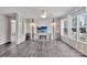 Bright living room featuring wood-look flooring, recessed lighting, and modern fixtures at 1317 Liberty Rd, Chester, SC 29706