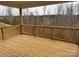 Expansive back porch overlooking a scenic wooded area. Perfect for relaxing and entertaining at 145 High Rock Ct # 03, Statesville, NC 28677