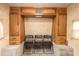 RV interior featuring built-in cabinets and seating area at 2005 Douglas Rd, Lancaster, SC 28720
