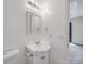 Charming bathroom with decorative mirror and updated sink at 314 Sugar Creek Xing, Fort Mill, SC 29715