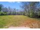 Spacious lot with lush green grass and mature trees creating a private, natural oasis at 327 Berry St, Rock Hill, SC 29732