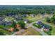 A scenic aerial view of a residential neighborhood featuring manicured lawns and tree-lined streets at 4227 Holly Ne Cir, Conover, NC 28613
