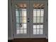 Close-up of glass patio doors providing access to outside patio at 446 Windsor Ln, Statesville, NC 28677