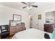Bedroom featuring hardwood floors, neutral walls and adjacent closet at 851 Gist Rd, Rock Hill, SC 29732