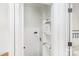 A small closet with built in shelving and added decor at 108 Arlene Ave, Kannapolis, NC 28081