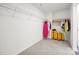 Bright walk-in closet features hanging storage and a place to store luggage at 11207 Argosy Dr, Lancaster, SC 29707