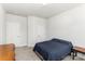 Comfortable bedroom features great natural light and neutral decor at 156 Sugar Hill Rd, Troutman, NC 28166