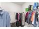 Walk-in closet provides ample storage space with shelving and hanging racks at 156 Sugar Hill Rd, Troutman, NC 28166