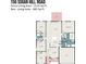 Detailed floor plan showing layout of rooms, including bedrooms, kitchen, living area, and patio at 156 Sugar Hill Rd, Troutman, NC 28166