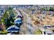 Aerial view of a neighborhood with a playground and well-maintained streets, perfect for Gathering-friendly living at 2316 Winding River Dr, Charlotte, NC 28214