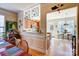 Dining room showcasing views to kitchen and breakfast nook at 2316 Winding River Dr, Charlotte, NC 28214