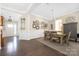 Formal dining room with crown molding, hardwood floors, and elegant decor at 2455 Seagull Dr # 62, Denver, NC 28037