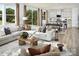 Spacious living room with natural light, a comfortable sectional sofa, and views of the outdoors at 2640 Tillman N St, Monroe, NC 28112