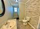 This bathroom includes tile floors, updated fixtures, and a bathtub shower at 3807 Woodlawn St, Sharon, SC 29742