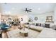 Bright, open-concept living room showcases modern finishes and seamless flow to the kitchen and dining areas at 428 Nixon Rd, Belmont, NC 28012