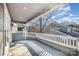 Spacious covered balcony with railing, offering a pleasant outdoor living space with ample sunlight at 433 W 8Th St, Charlotte, NC 28202